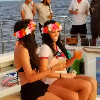 Cocktails on Waikiki Sunset Sail