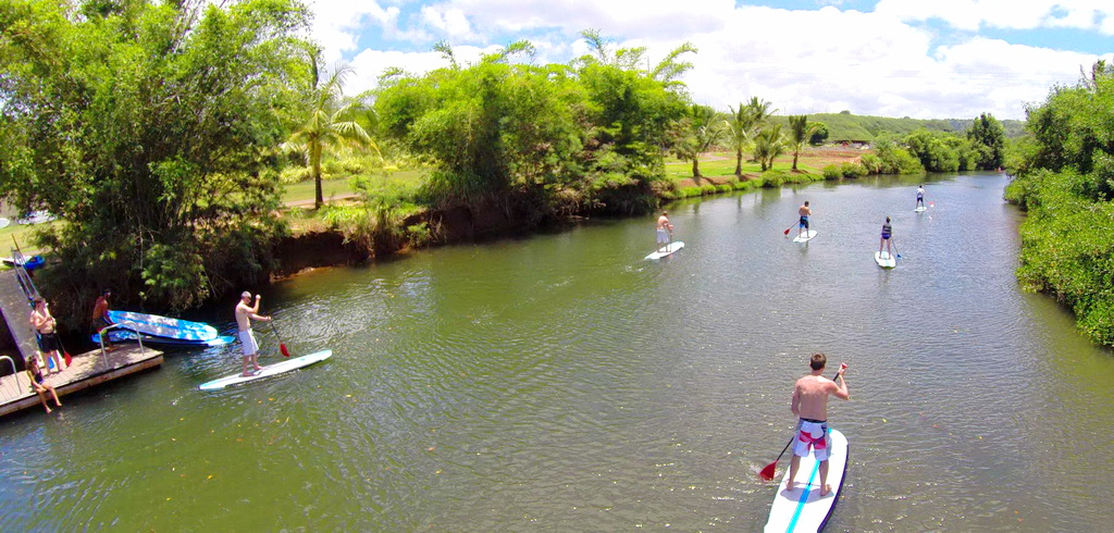 Stand-up Paddle on Anahulu River