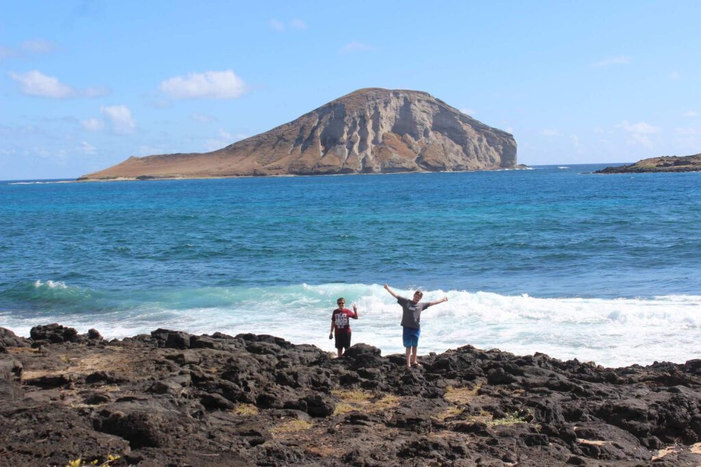 Enjoying Rabbit Island View