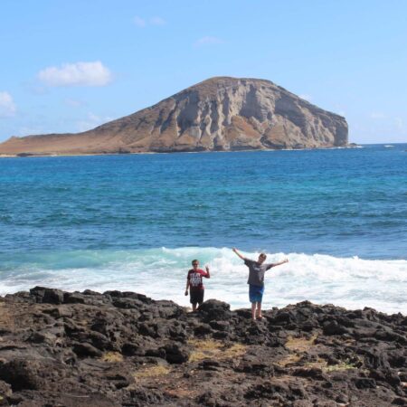 Enjoying Rabbit Island View