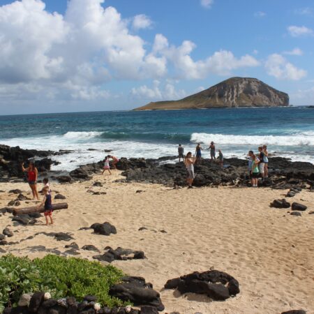 Makapuu Beach and Rabbit Island