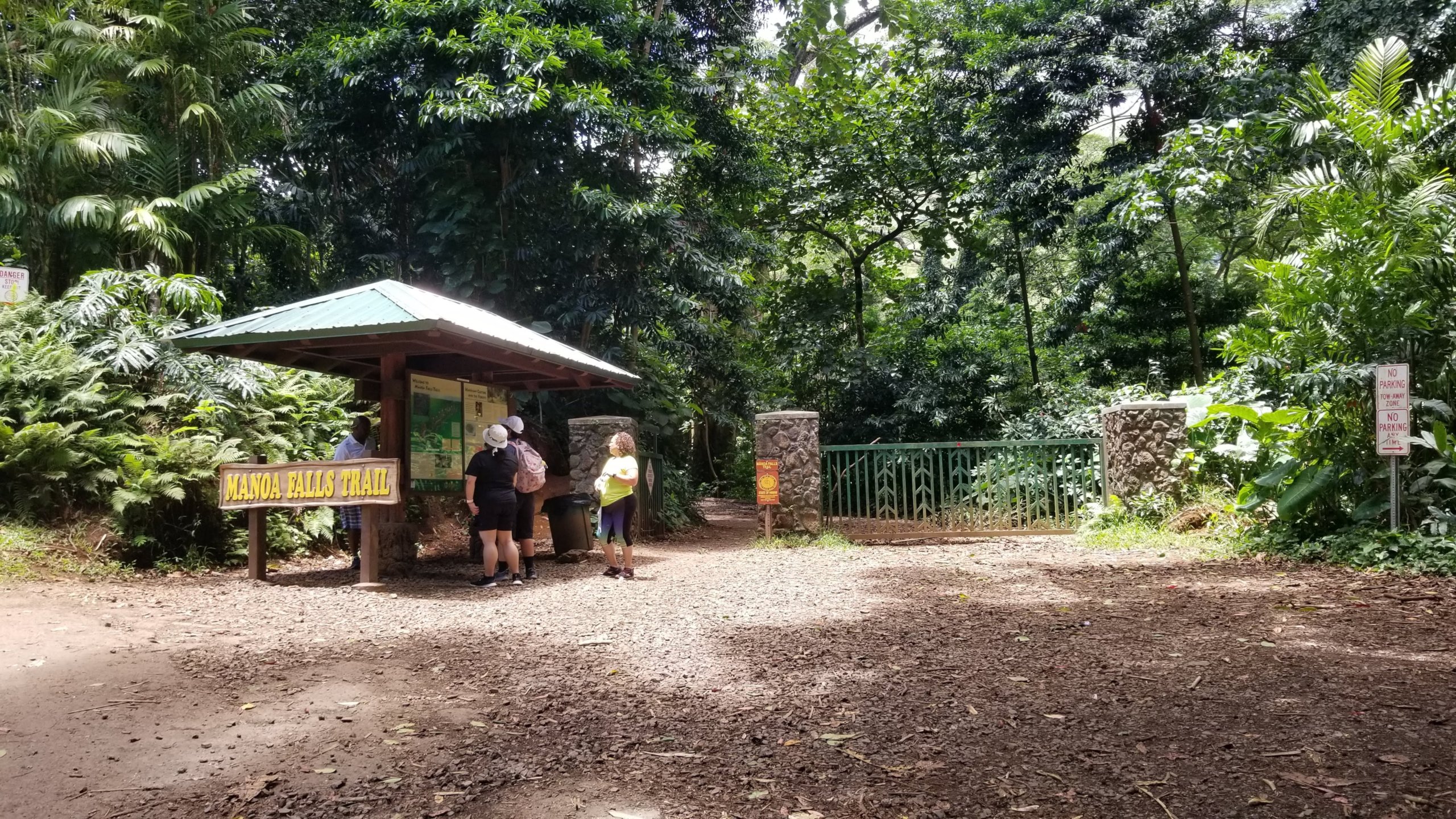 Entrance at the Trail Head of Manoa Falls